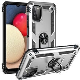RING védőtok Samsung Galaxy A03s ezüsthöz