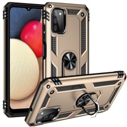 RING Védőtok Samsung Galaxy A03s aranyhoz