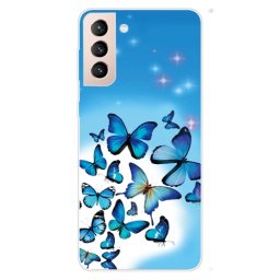 ART Szilikon borítás Samsung Galaxy S22 Plus 5G BLUE BUTTERFLY