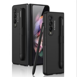 GKK PEN Műanyag borítás tolltartóval Samsung Galaxy Z Fold 3 5G fekete
