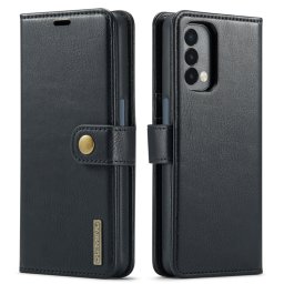 DG.MING Pénztárca tok 2in1 OnePlus Nord N200 5G fekete