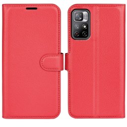 LITCHI Védőburkolat Xiaomi Poco M4 Pro 5G / Redmi Note 11S 5G piros