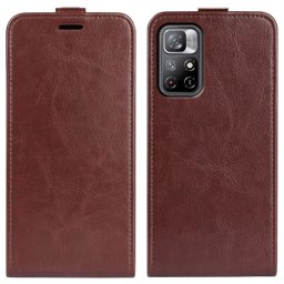 Xiaomi Poco M4 Pro 5G / Redmi Note 11S 5G barna összecsukható tok