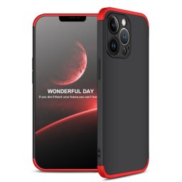 360° védőburkolat Apple iPhone 13 Pro Max fekete-piros