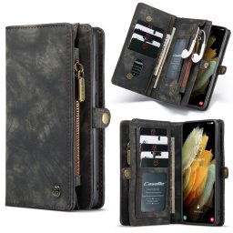 WALLET 2 az 1-ben pénztárcával Samsung Galaxy S21 Plus 5G fekete