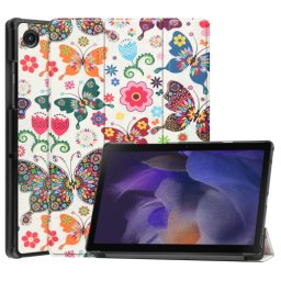 ART Samsung Galaxy Tab A8 Flip Case (SM-X205 / SM-X200) BUTTERFLY