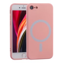 RUBBER MAGSAFE tok Apple iPhone 8 / SE 2022/2020 rózsaszín