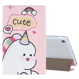 ART Flip cover Lenovo Tab M10 2. generáció (TB-X306F / ZA6W0090CZ / ZA6V0119CZ) PINK DINOSZAUR