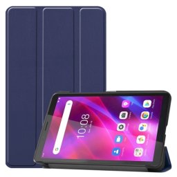 LEATHER Flip tok Lenovo Tab M7 G3 (3. generáció) sötétkékhez