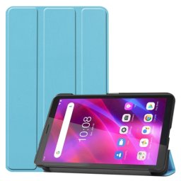 LEATHER Flip tok Lenovo Tab M7 3rd Gen világoskék