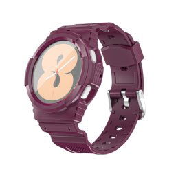 GLACIER Védőtok pánttal Samsung Galaxy Watch 4 44mm bordó