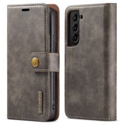 DG.MING Wallet tok 2 az 1-ben Samsung Galaxy S22 5G szürke