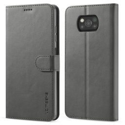 IMEEKE Wallet tok Xiaomi Poco X3 NFC / X3 Pro szürke