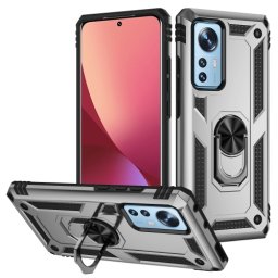 RING Védőtok Xiaomi 12 / Xiaomi 12X ezüsthöz