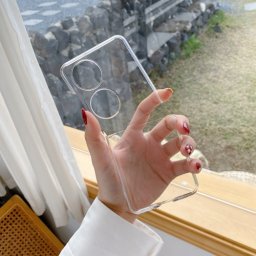 Műanyag védőburkolat Huawei P50 Pocket átlátszó