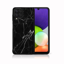 PROTEMIO MY ART szilikon tok Samsung Galaxy A42 5G BLACK MARBLE (142)