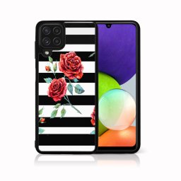 PROTEMIO MY ART szilikon tok Samsung Galaxy A42 5G BLACK - WHITE (034)
