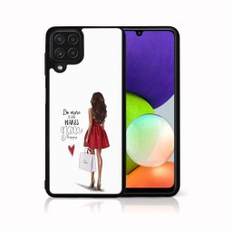 PROTEMIO MY ART szilikon tok Samsung Galaxy A42 5G RED DRESS (137)