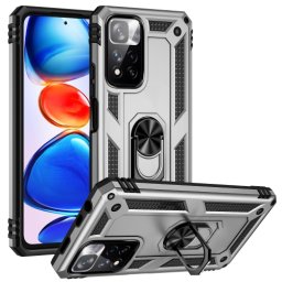 RING védőtok Xiaomi Redmi Note 11 Pro Silver telefonhoz
