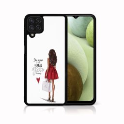PROTEMIO MY ART szilikon huzat Samsung Galaxy A12 / M12 RED DRESS (137)