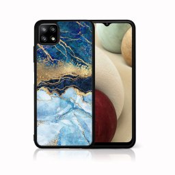 PROTEMIO MY ART szilikon tok Samsung Galaxy A22 5G BLUE MARBLE (143)
