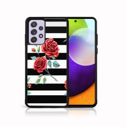 PROTEMIO MY ART szilikon tok Samsung Galaxy A72 BLACK - WHITE (034)