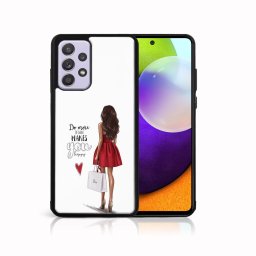PROTEMIO MY ART szilikon tok Samsung Galaxy A72 RED DRESS (137)