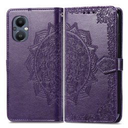 ART Pénztárca huzat OnePlus Nord N20 5G ORNAMENT lila