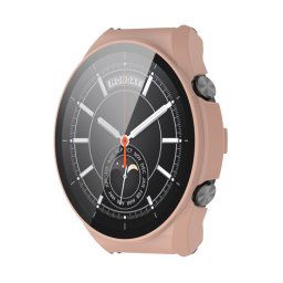 Műanyag borítás védőüveggel Xiaomi Watch S1 pinkhez