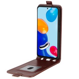 Xiaomi Redmi Note 11 / Note 11S barna összecsukható tok