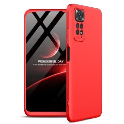 360° védőburkolat Xiaomi Redmi Note 11 / Note 11S piros
