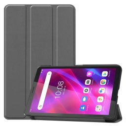 LEATHER Flip tok Lenovo Tab M7 3rd Gen szürke