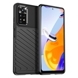 THUNDER Védőburkolat Xiaomi Redmi Note 11 Pro 5G / Note 11 Pro fekete