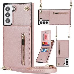 BAG tok kábellel Samsung Galaxy S21 FE 5G rózsaszín