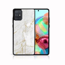 PROTEMIO MY ART szilikon borítás Samsung Galaxy A71 WHITE STONE (011)