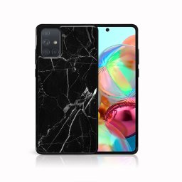 PROTEMIO MY ART szilikon borítás Samsung Galaxy A71 BLACK MARBLE (142)