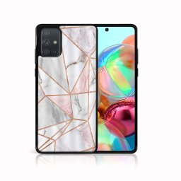 PROTEMIO MY ART Szilikon borítás Samsung Galaxy A71 PINK MARBLE (143)