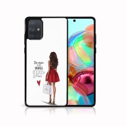 PROTEMIO MY ART szilikon huzat Samsung Galaxy A71 RED DRESS (137)