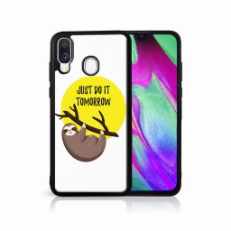 PROTEMIO MY ART Védőburkolat Samsung Galaxy A40 SLOTH (010)