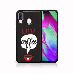 PROTEMIO MY ART Védőburkolat Samsung Galaxy A40 COFFEE (056)