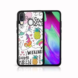 PROTEMIO MY ART védőburkolat Samsung Galaxy A40 UNICORN (063)