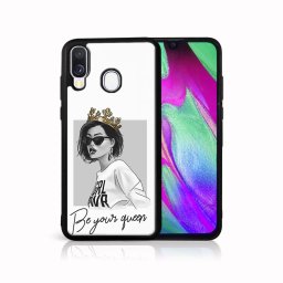 PROTEMIO MY ART Védőtok Samsung Galaxy A40 GIRL (139)