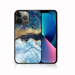 PROTEMIO MY ART szilikon borítás Apple iPhone 13 Pro Max BLUE MARBLE (141)