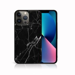 PROTEMIO MY ART szilikon borítás Apple iPhone 13 Pro BLACK MARBLE (142)