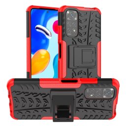 STAND Extra strapabíró burkolat Xiaomi Redmi Note 11 / Note 11S piros