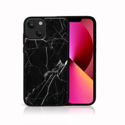 PROTEMIO MY ART szilikon borítás Apple iPhone 13 BLACK MARBLE (142)