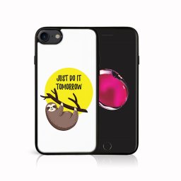 PROTEMIO MY ART Védőburkolat Apple iPhone SE 2022 / 2020 / 7 / 8 SLOTH (010)