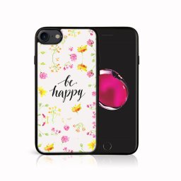 PROTEMIO MY ART Védőburkolat Apple iPhone SE 2022 / 2020 / 7 / 8 BE HAPPY (019)