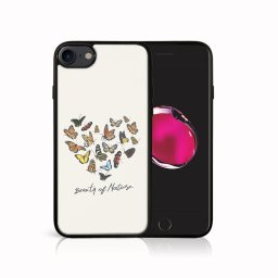 PROTEMIO MY ART Védőburkolat Apple iPhone SE 2022 / 2020 / 7 / 8 BUTTERFLIES (026)