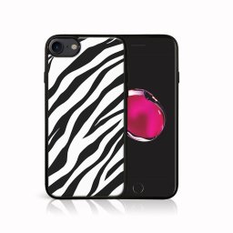 PROTEMIO MY ART Védőburkolat Apple iPhone SE 2022 / 2020 / 7 / 8 ZEBRA (049)